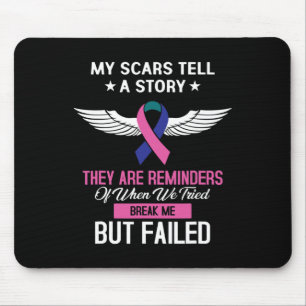 Cancer Fight Cancer Ribbon 6  Mouse Pad