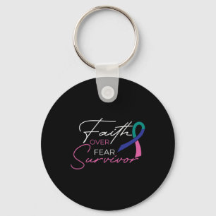 Cancer Fight Cancer Ribbon Keychain