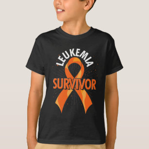 Cancer Fight Supporter Orange Ribbon Leukemia Awar T-Shirt