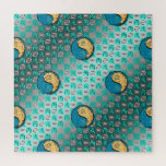 Cancer & Fire Dog Jigsaw Puzzle<br><div class="desc">For those born under the sign of Cancer in the Year of the Fire Dog.</div>