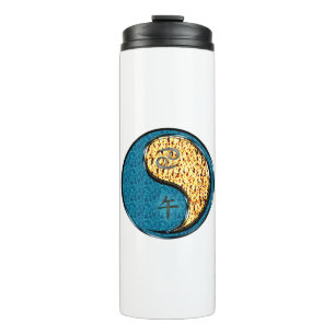 Cancer & Fire Horse Thermal Tumbler