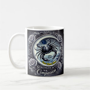 Cancer "Force dans la compassion" Zodiac Mug
