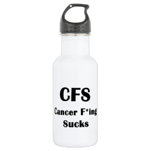 Cancer Freaking Sucks 532 Ml Water Bottle