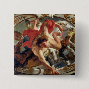 Cancer, from the Signs of the Zodiac 2 Inch Square Button