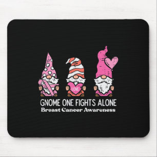 Cancer Gnome One Fights Alone Awareness Women Men  Mouse Pad