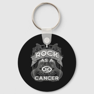 Cancer Guitar Rock As A Cancer Zodiac Sign Music Keychain