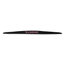 Cancer Hair Tie Headband Pink on Black