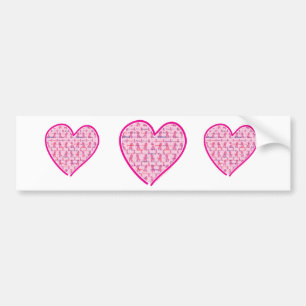 Cancer-Heart Bumper Sticker