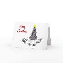 Cancer Horizontal Christmas Card with text