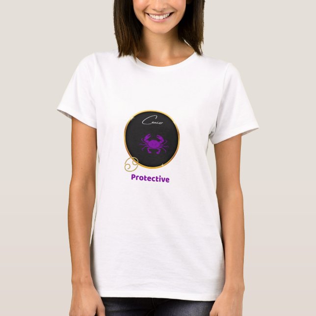 Cancer Horoscope T-Shirt (Front)