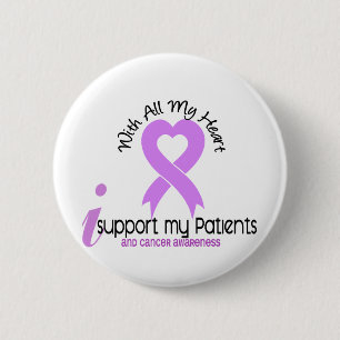 CANCER I Support My Patients 2 Inch Round Button