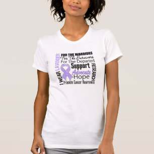 CANCER I Wear Lavender Ribbon TRIBUTE T-Shirt