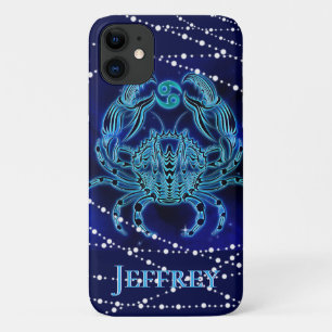 Cancer in Dark Blue II iPhone 11 Case