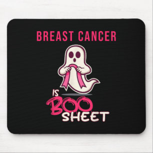 Cancer Is Boo Sheet Awareness Month Mouse Pad