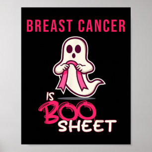 Cancer Is Boo Sheet Awareness Month Poster