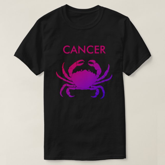 Cancer le T-shirt de crabe (Design devant)