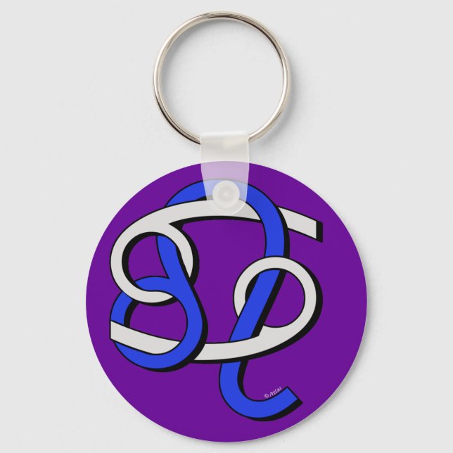 Cancer & Leo GyB Keychain (Front)