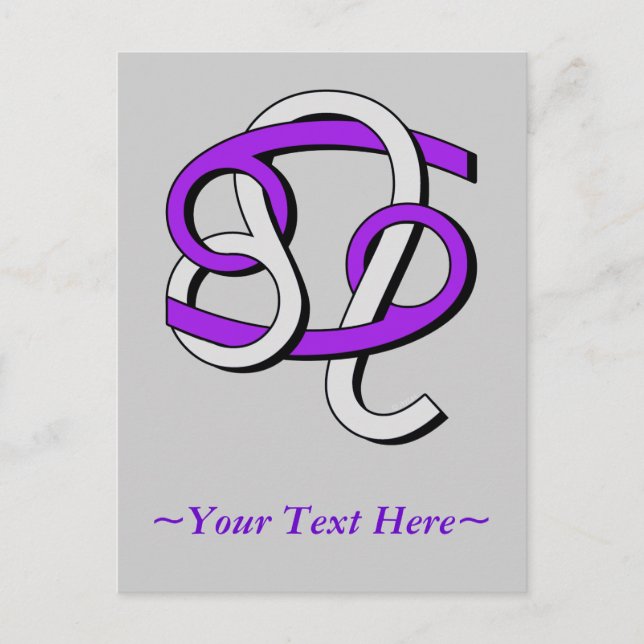 Cancer & Leo PGy Postcard (Front)