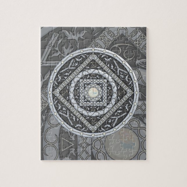 Cancer Mandala Puzzle (Vertical)