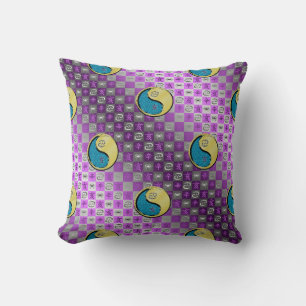 Cancer & Metal Boar Throw Pillow