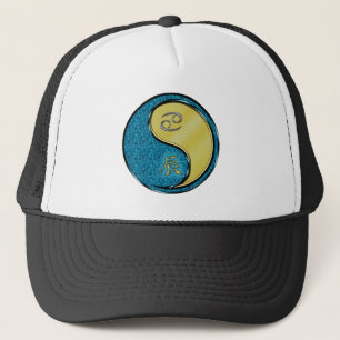 Cancer & Metal Dragon Trucker Hat