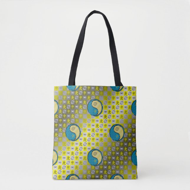 Cancer & Metal Monkey Tote Bag (Front)