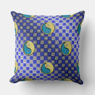 Cancer & Metal Ox Throw Pillow
