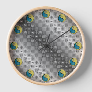 Cancer & Metal Rabbit Clock
