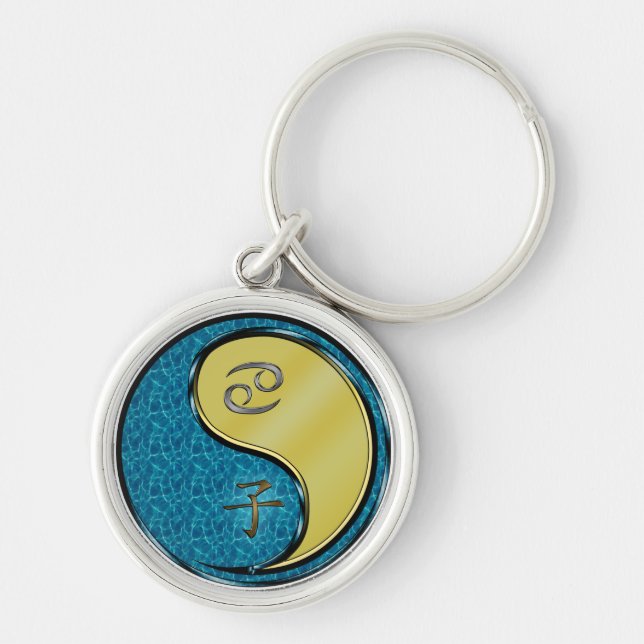 Cancer & Metal Rat Keychain (Front)