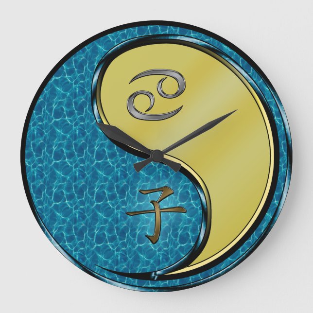 Cancer & Metal Rat Large Clock (Front)