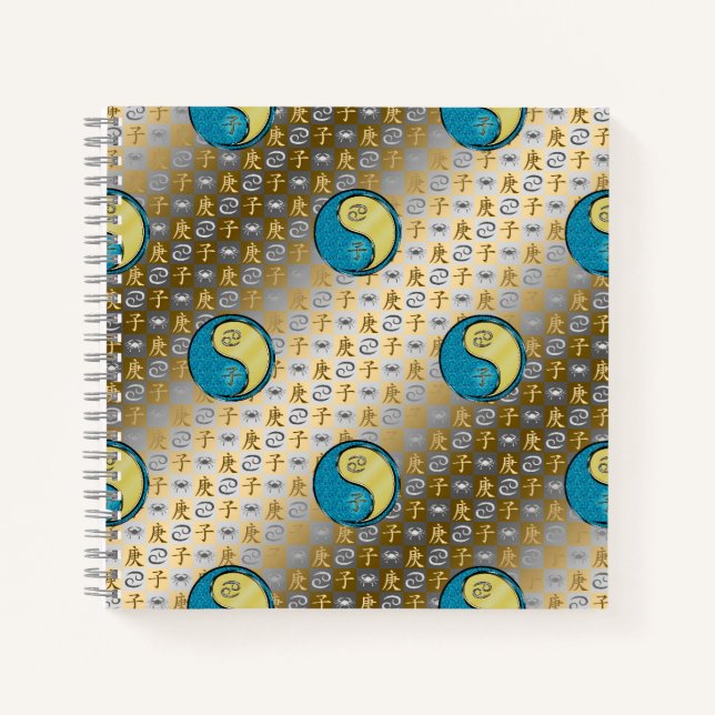 Cancer & Metal Rat Notebook (Front)