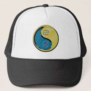 Cancer & Metal Rooster Trucker Hat