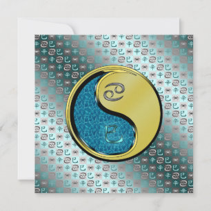 Cancer & Metal Snake Card