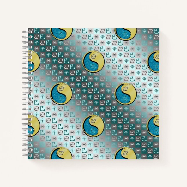 Cancer & Metal Snake Notebook (Front)
