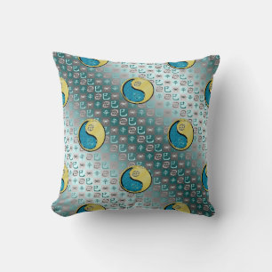 Cancer & Metal Snake Throw Pillow