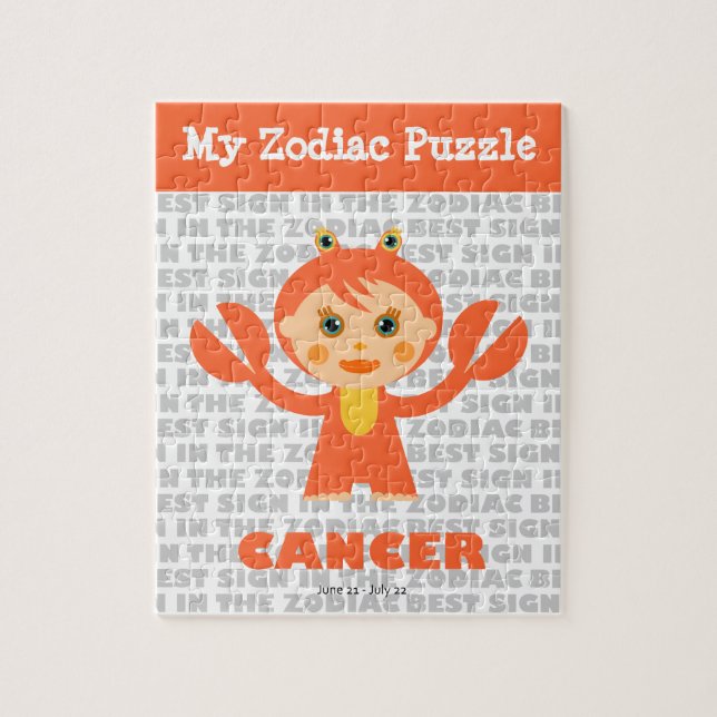 Cancer, My Zodiac Puzzle (Vertical)