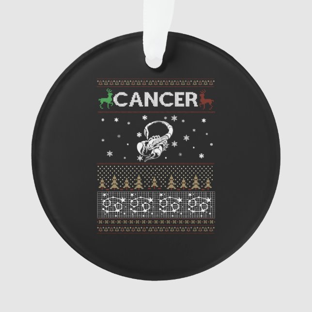 Cancer Noël Douleur moche (devant)