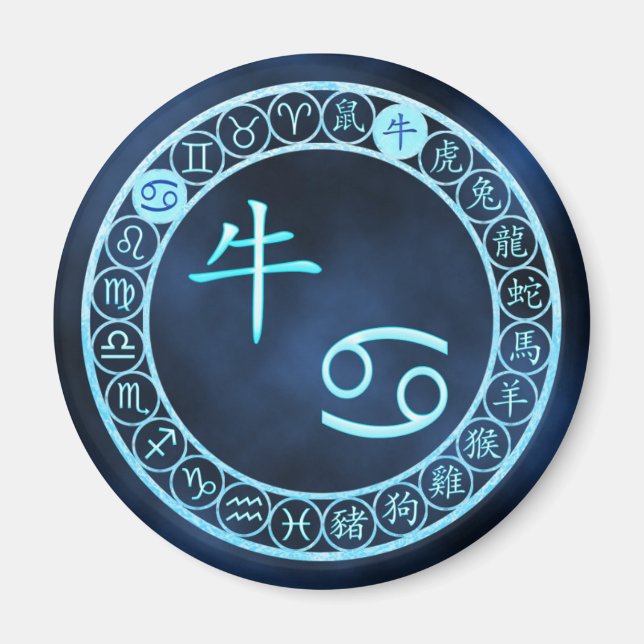 Cancer/Ox Magnet (Front)