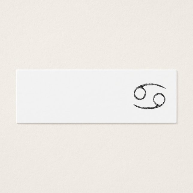 Cancer. Panneau astrologie zodiaque. (Devant)