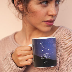 Cancer Personalized Zodiac Constellation Coffee Mug