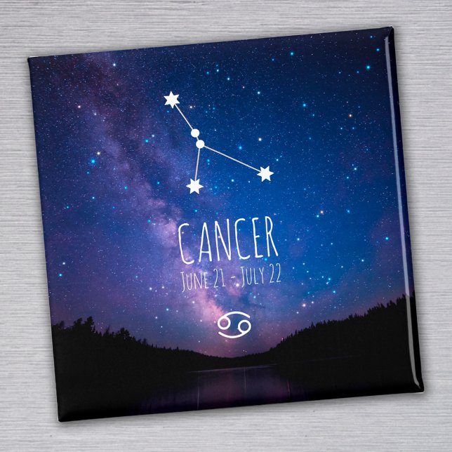 Cancer | Personalized Zodiac Constellation Magnet (Creator Uploaded)