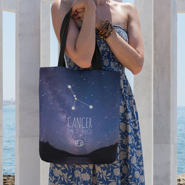 Cancer | Personalized Zodiac Constellation Tote Bag (Creator Uploaded)