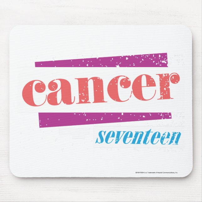 Cancer Pink Mouse Pad (Front)
