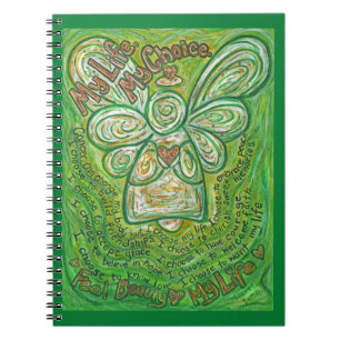 Cancer Poem Green Angel Art Carnet Journal