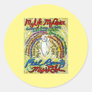 Cancer Poème Angle blanc Art Decal Stickers