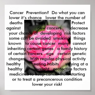 Cancer Prevention Poster
