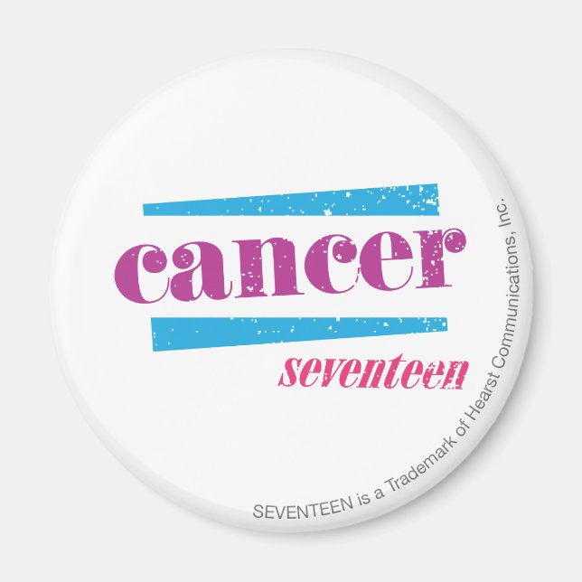 Cancer Purple Magnet (Front)