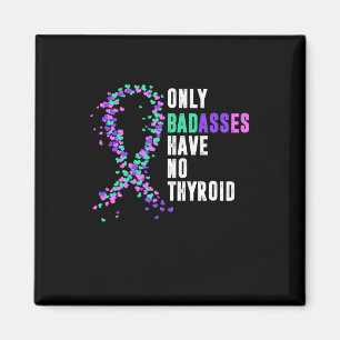 Cancer Ribbon Thyroidectomy Removal Surgery Bades Magnet