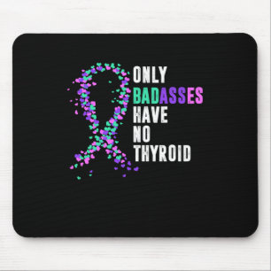 Cancer Ribbon Thyroidectomy Removal Surgery Bades Mouse Pad