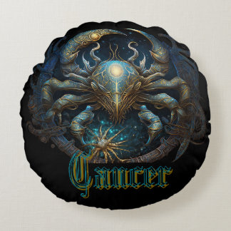 Cancer Round Pillow